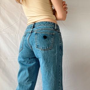 Abrand 99 low rise straight leg jeans